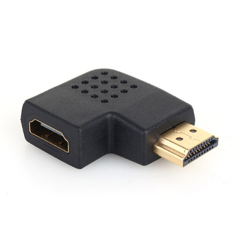 HG HDMI προσαρμογέας γωνίας 90°, αρσενικό προς θηλυκό HDMI, διεπαφή HDMI, υψηλής ποιότητας τσιπ