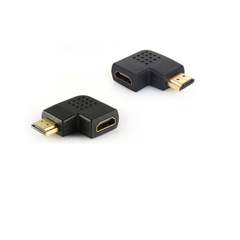 HG HDMI προσαρμογέας γωνίας 90°, αρσενικό προς θηλυκό HDMI, διεπαφή HDMI, υψηλής ποιότητας τσιπ