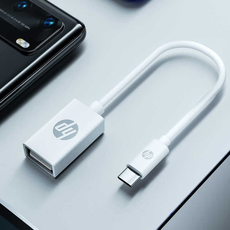 HP USB σε USB-C προσαρμογέας καλώδιο - 15 cm, για ταμπλέτες, φορητούς υπολογιστές και κινητά