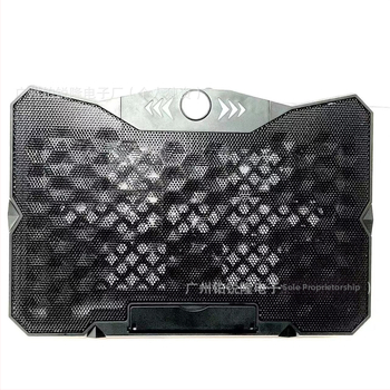 Chladiaca podložka pre notebook s 6 ventilátormi, dĺžka línie 54 mm, plastová konštrukcia, pre notebooky/ ultrabooky