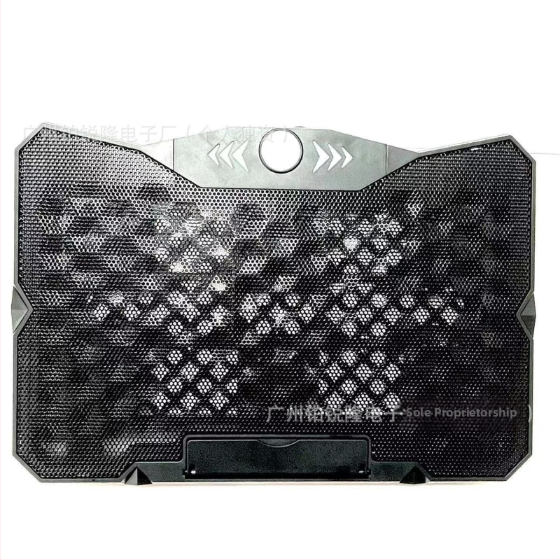 Chladiaca podložka pre notebook s 6 ventilátormi, dĺžka línie 54 mm, plastová konštrukcia, pre notebooky/ ultrabooky