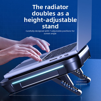 Podložka na chladenie notebooku, model FL08, vzduchové chladenie, plast, pre notebooky, 1 ventilátor