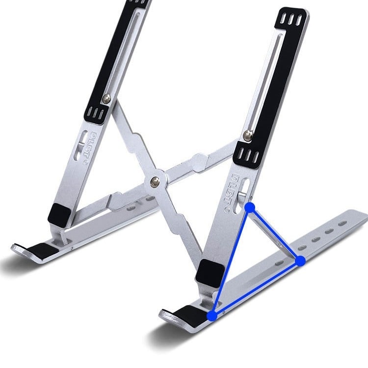 Suport răcire laptop XY-08 | Aliaj de aluminiu, suport triunghiular stabil anti-alunecare, 0,23 kg