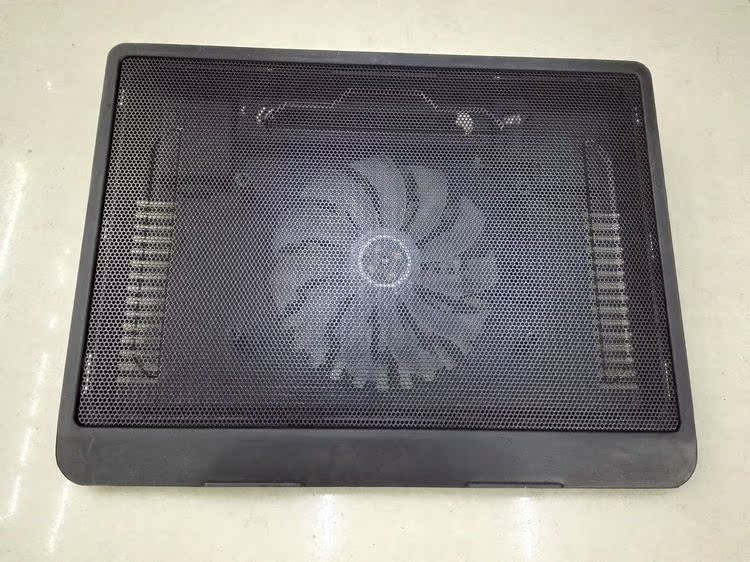 N19 hladnjak za prijenosno računalo, 1 ventilator, plastika + metalna mreža