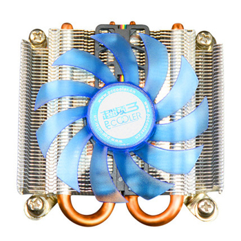 Chladič CPU S85, vzduchové chladenie, dve tepelné trubky, ultra tiché chladenie