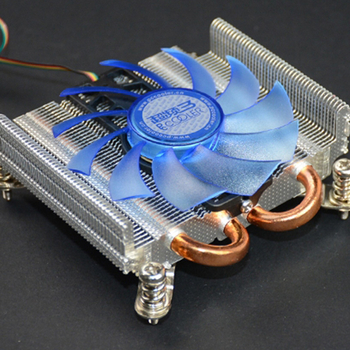 Chladič CPU S85, vzduchové chladenie, dve tepelné trubky, ultra tiché chladenie