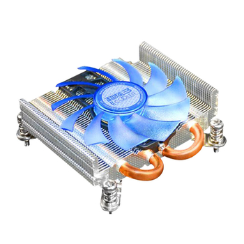 Chladič CPU S85, vzduchové chladenie, dve tepelné trubky, ultra tiché chladenie