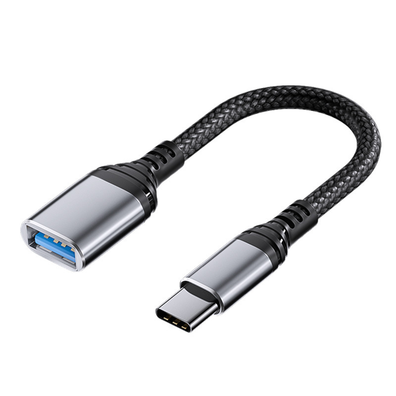 Type-C OTG adapter kabel, USB 3.2 ženski konektor, duljina 18 cm, bakreno jezgro, visokoučinkovit čip, model KX-130, brzina prijenosa 5 Gbps