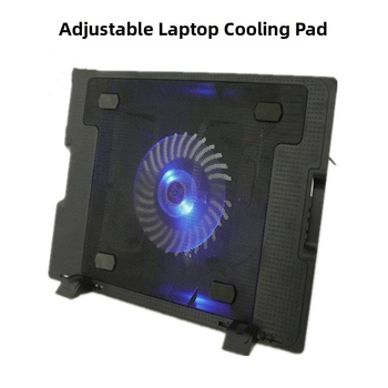 Notebookový chladič S700, 60 cm kábel, kovová mriežka, chladenie ventilátorom, kompatibilný s notebookmi a ultrabookmi
