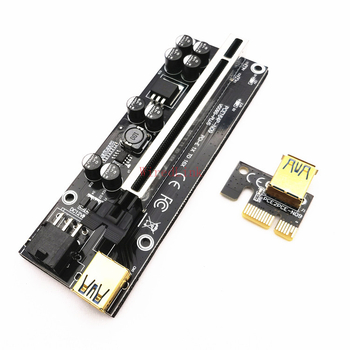 PCIE VER009S PLUS PCIe επέκταση κάρτας γραφικών, 1X-16X, 8 LED πυκνωτές, πυρήνας από ταινισμένο χαλκό