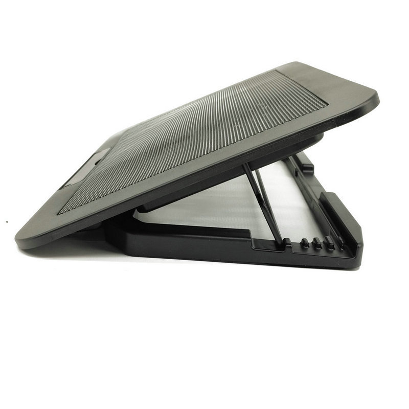 Лаптоп охладител, модел NCP-212, дву вентилаторна конфигурация, пластмаса + железна мрежа, съвместим с лаптопи, ултрабуци и други устройства