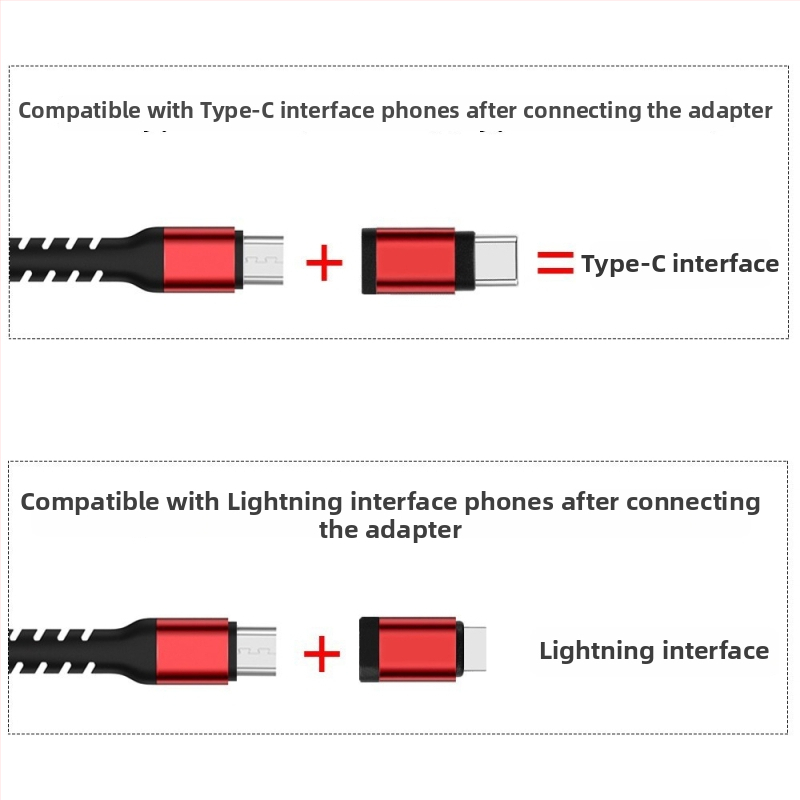 Type-C HDMI troj-za-1 mobilný adaptér pre zrkadlenie obrazovky, 1:3 splitter, HDMI rozhranie, 1080p, importovaný čip