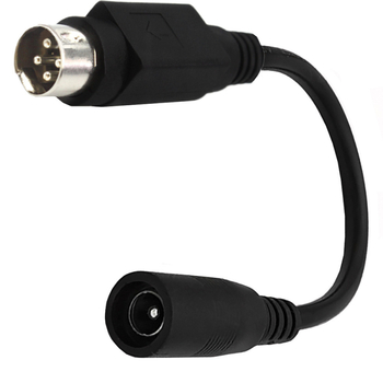 Καλώδιο μετασχηματιστή DC 5.5x2.1 mm με κυκλικό ακροδέκτη, 3-pin/4-pin, χαλκός πυρήνας, μήκος 0,2 m, 3 A