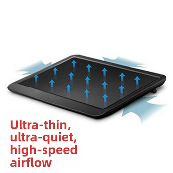 N19 chladiaca základňa pre notebook s 1 ventilátorom, vzduchové chladenie, plast, PlayBook