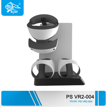 PS5 βάση ψύξης με θήκη φόρτισης PSVR2/PS5 και λαμπτήρα προβολής, αποθήκευση κράνους και ακουστικών