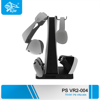 PS5 βάση ψύξης με θήκη φόρτισης PSVR2/PS5 και λαμπτήρα προβολής, αποθήκευση κράνους και ακουστικών
