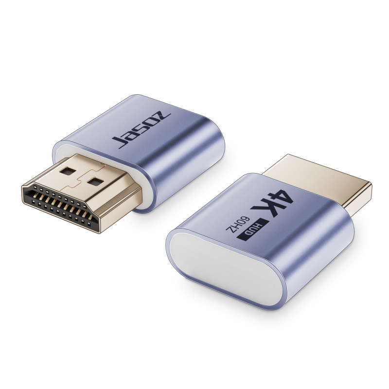 Adaptor HDMI pentru monitor virtual G161 – 4K60Hz, Interfață HDMI, Chip 24C02-04, Nucleu din cupru, Conectori plăcați cu aur