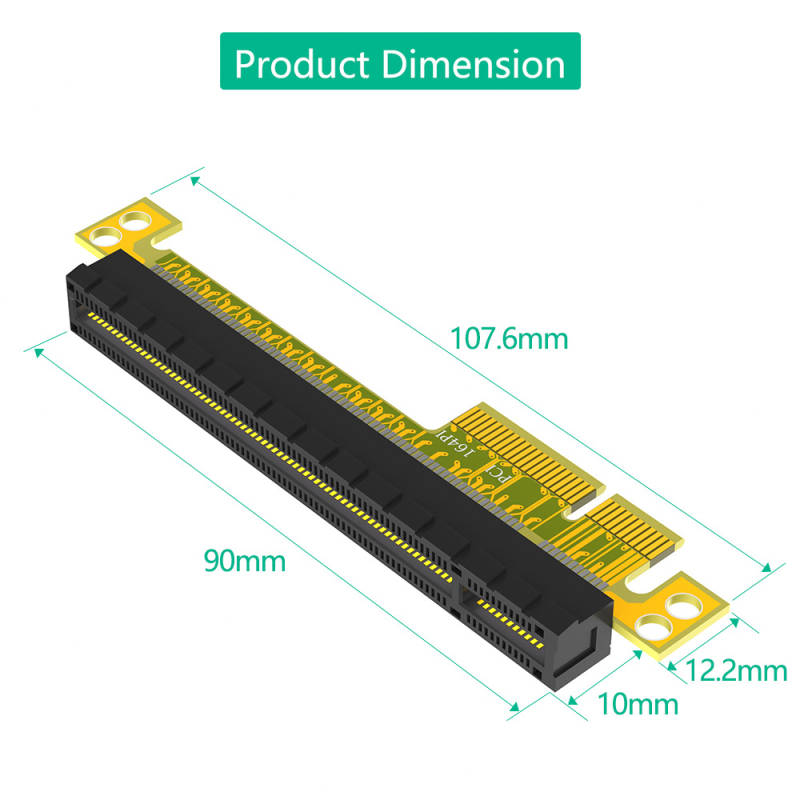 Card adaptor PCIe Zhiyuxin – Convertor 4x la 16x și 16x la 8x