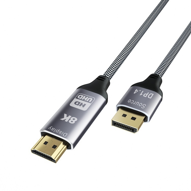 Cablu adaptor DP 1.4 la HDMI, 8K@30Hz, 40 Gbps, model F0206, pentru monitor desktop