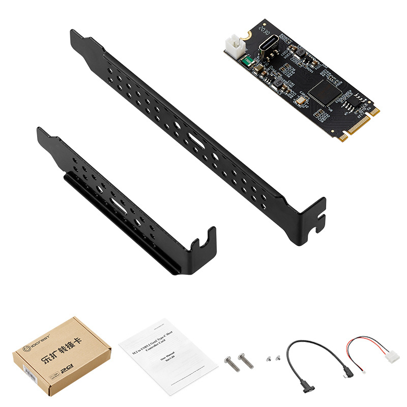 Κάρτα επέκτασης M.2 προς USB-C με ASMedia 3142, 10Gbps USB 3.2 Gen2 μετατροπέας