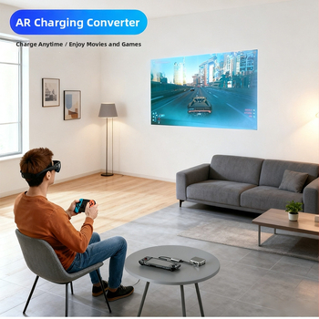 Switch2-ar Typ-C dokovacia stanica pre AR okuliare, 4K projekcia, PD nabíjanie s rozdelovačom, 5 Gbps