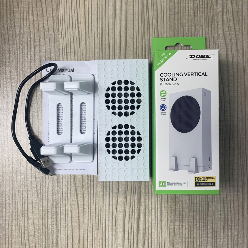 Stand de răcire pentru Xbox Series S cu ventilator, carcasă ABS, interfață Type-C