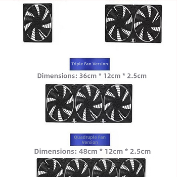 Tylius didelio oro srauto išmetimo ventiliatorius 220V su greičio reguliatoriumi, skirtas kompiuterio korpuso ir vaizdo plokštės aušinimui