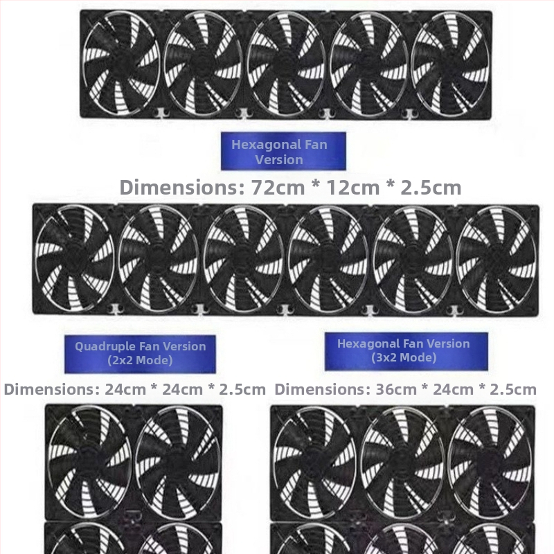 Tylius didelio oro srauto išmetimo ventiliatorius 220V su greičio reguliatoriumi, skirtas kompiuterio korpuso ir vaizdo plokštės aušinimui