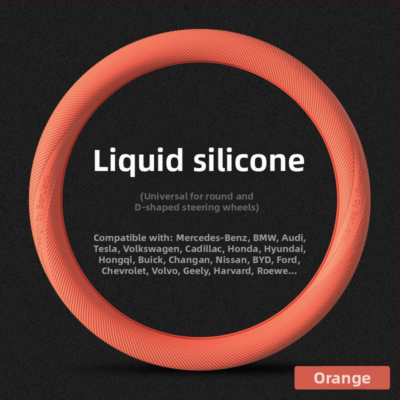 Navlaka za volan od tekućeg silikona | BEN.JACK/Binney | Silikonska površina, Četiri sezone, Ugradnja: Opća, Pogodno za opće automobilske marke
