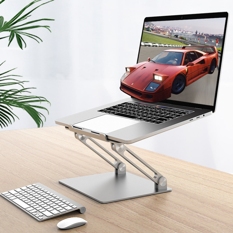 Svestran prijenosni stalak za laptop, aluminijska legura, sklopiva baza za raspršivanje topline, dizajn s podizanjem, model Z2 Pro, kompatibilan s laptopima i iPadom