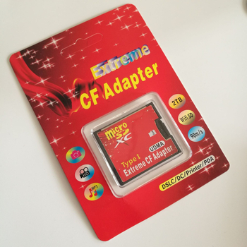 Adapter Dual TF/MicroSD la CF Card Type I – Adaptor de memorie pentru cameră, Ym558, cip 1307, viteză transfer 24mb, nucleu de cupru, conector unic