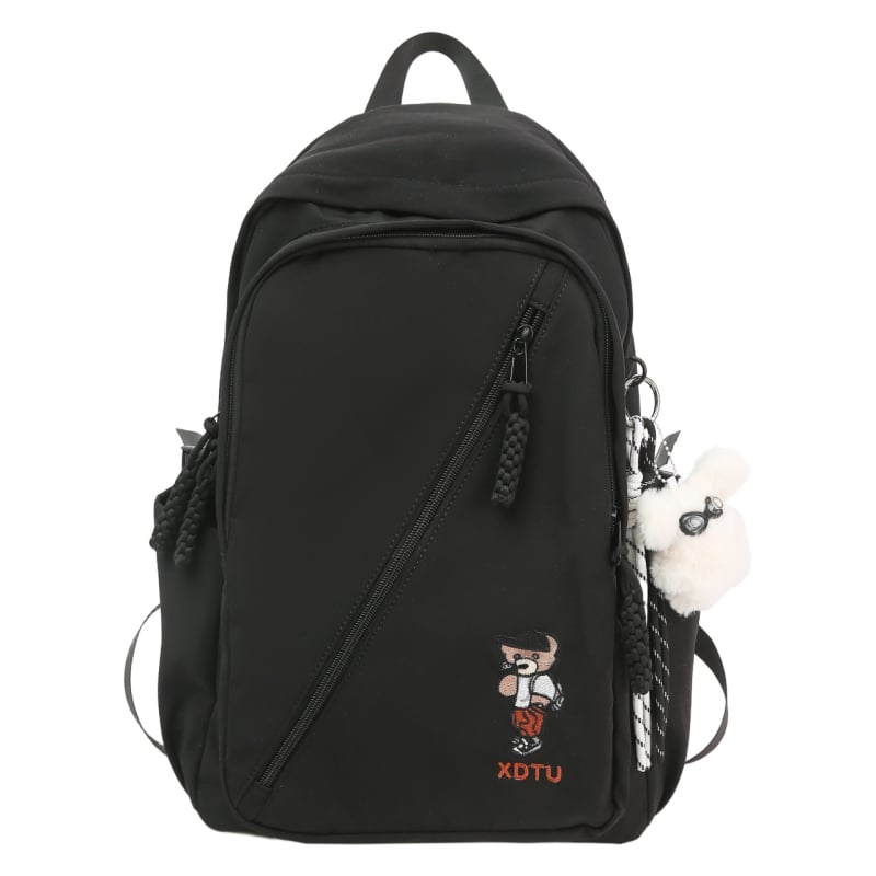 Unisex nylon ruksak, kapaciteta 36–55 L, vodootporan, za 12-inčni prijenosnik, naramenice s zračnom jastukom, stil studentskog kampusa