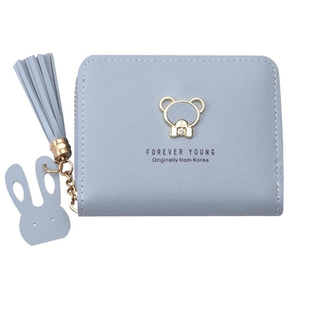 Női mini pénztárca és kártyatartó, Y803 modell, PU bőr, városi stílus, ultrakönnyű, lopás elleni védelem