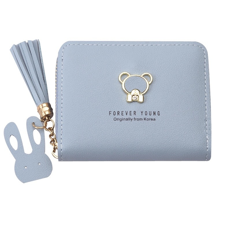 Női mini pénztárca és kártyatartó, Y803 modell, PU bőr, városi stílus, ultrakönnyű, lopás elleni védelem