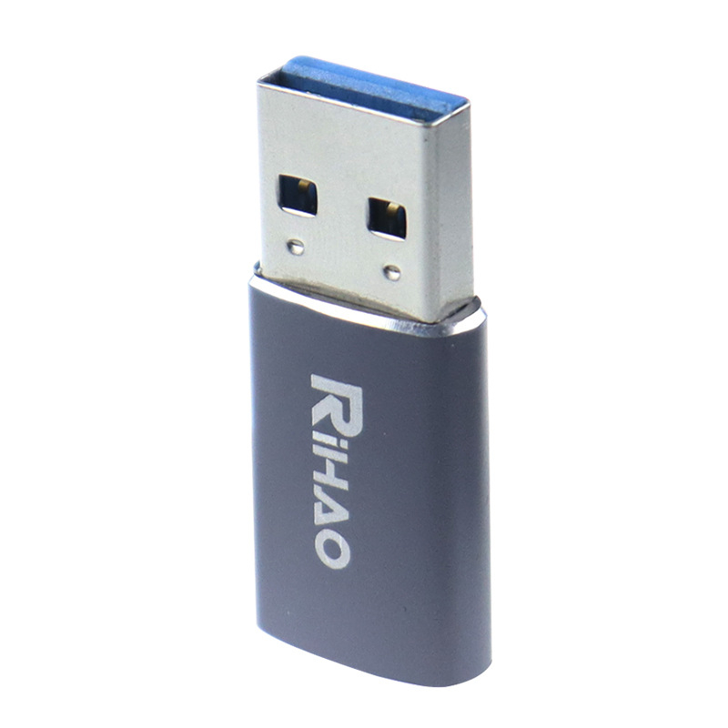 RIHAO OTG Type-C către USB 3.0 adaptor, 10Gbps, model Z10/Z11, port unic