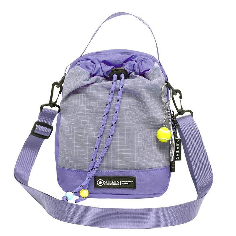 Dvostruka cross-body torba za bocu vode (Unisex, Najlon, Vodootporna, Kapacitet ispod 20 L, Kompatibilno s 8-inčnim prijenosnim računalom)