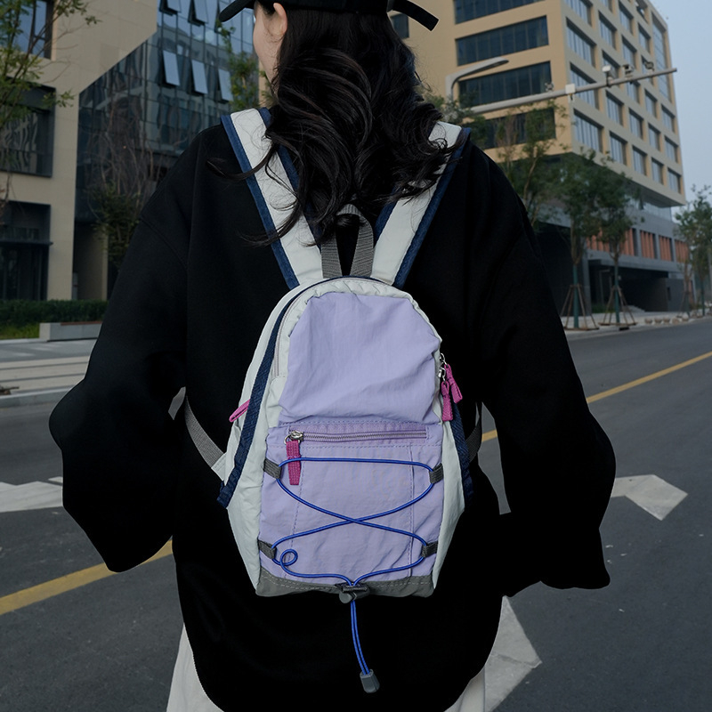 Planinarski ruksak od Oxford tkanine, prozračan, geometrijski uzorak, kaiš s zračnim jastučićem, unisex