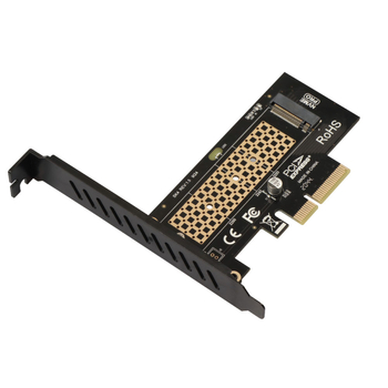 M.2 NVMe към PCIe разширителна карта, PCIe 4.0 x1/x4/x8/x16, модел SK1/SK4
