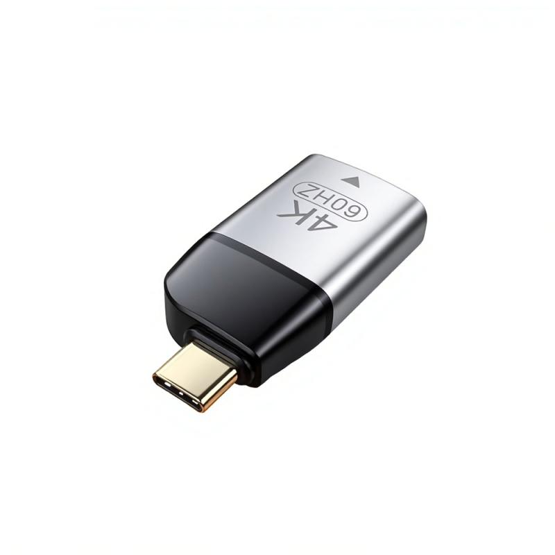 Adaptor Type-C la HDMI pentru laptopuri și telefoane, video 4K60Hz USB-C convertor cu cip de înaltă calitate