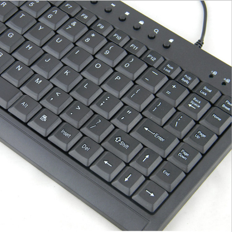 L-100 88 πλήκτρα, ενσύρματο πληκτρολόγιο φορητού υπολογιστή με μεταλλικό σώμα