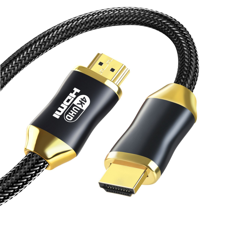 Cablu HDMI 4K, conector HDMI masculin la masculin, placat cu aur, cupru fără oxigen, 60 Hz