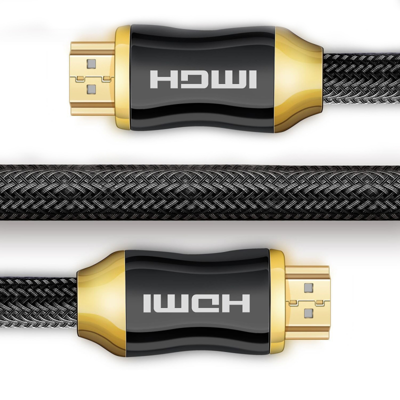 Cablu HDMI 4K, conector HDMI masculin la masculin, placat cu aur, cupru fără oxigen, 60 Hz