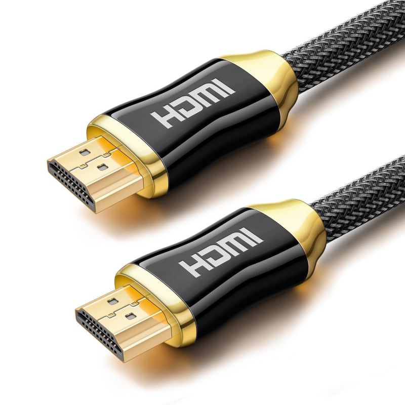 Cablu HDMI 4K, conector HDMI masculin la masculin, placat cu aur, cupru fără oxigen, 60 Hz