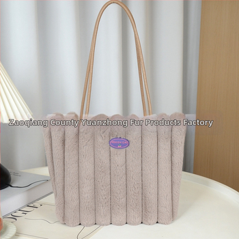 Geantă de pluș pentru femei, stil urban minimalist, formă pătrată orizontală, căptușeală PU, interior laminat cu fermoar