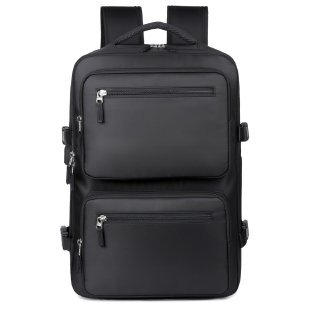 Unisex ruksak velike kapacitete 36–55 L, odjeljak za suho/mokro, odvojeni pretinac za obuću, vodootporan oksford materijal, za outdoor putovanja, kompatibilan s 15-inčnim prijenosnikom