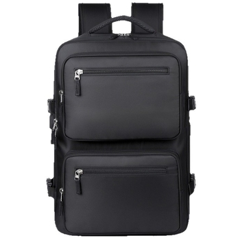 Unisex ruksak velike kapacitete 36–55 L, odjeljak za suho/mokro, odvojeni pretinac za obuću, vodootporan oksford materijal, za outdoor putovanja, kompatibilan s 15-inčnim prijenosnikom