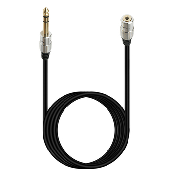 Cablu adaptor audio Yirui YR-L-18-03, 6,35 mm masculin la 3,5 mm femelă, stereo, fără cip