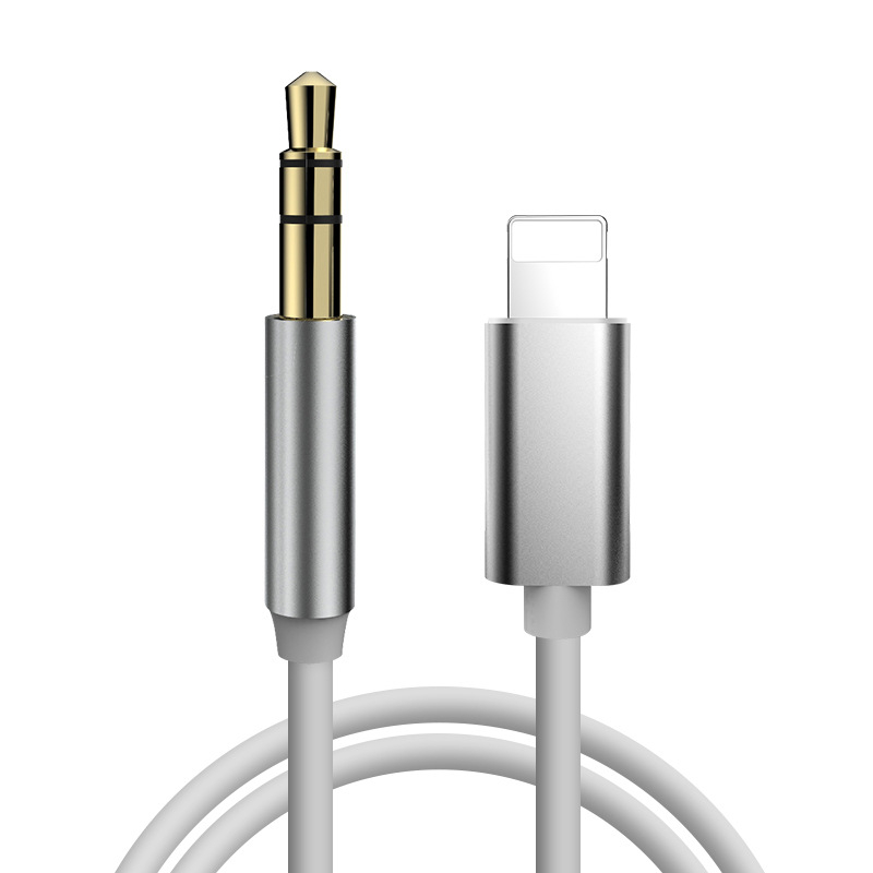 Apple Aux cablu audio pentru mașină 8P la 3,5 mm adaptor cablu, linie audio, cupru cablu, nucleu tinat
