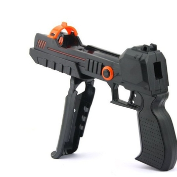 Pistol cu lumină 2-in-1 pentru PS3 Move, compatibil cu PS Move și PS4 VR, material plastic, greutate 300 g