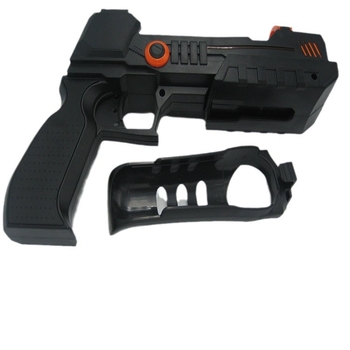 Pistol cu lumină 2-in-1 pentru PS3 Move, compatibil cu PS Move și PS4 VR, material plastic, greutate 300 g